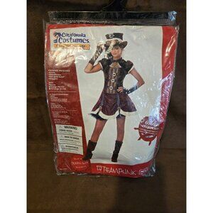Halloween Steam Punk Girl Teen Large